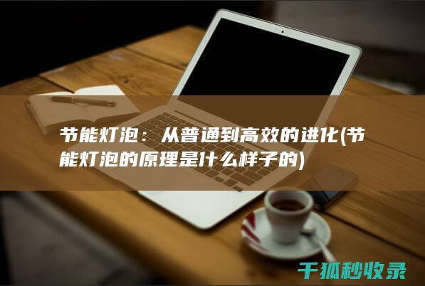 节能灯泡：从普通到高效的进化 (节能灯泡的原理是什么样子的)